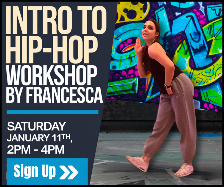 Image of the instructor, Francesca plus information about the workshop (see below)