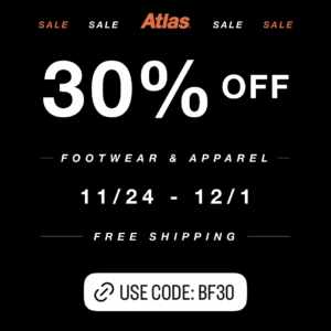 black friday deal flyer on black background