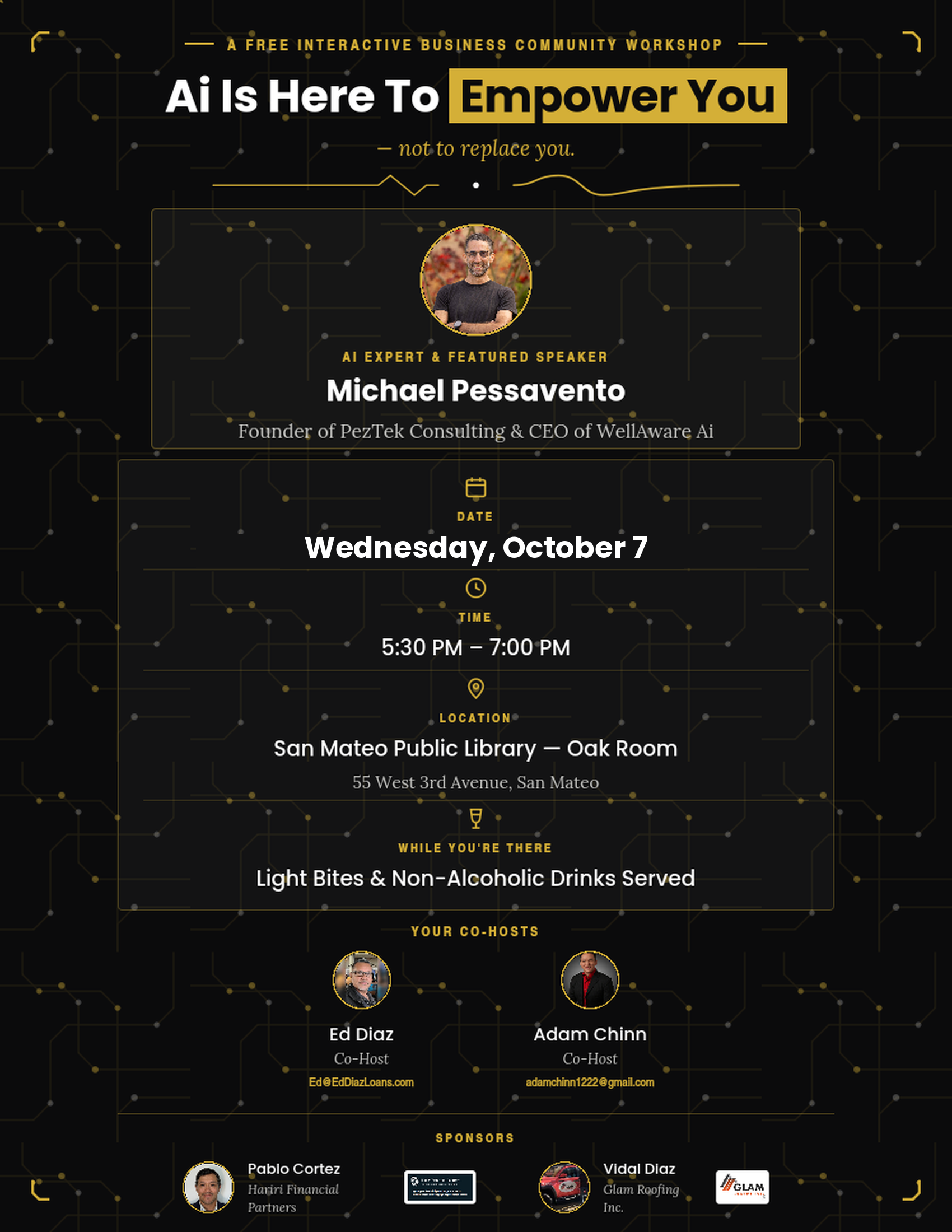 Flyer for the event